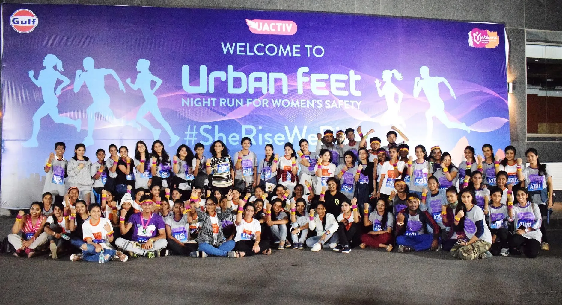 Night Run double decker bus